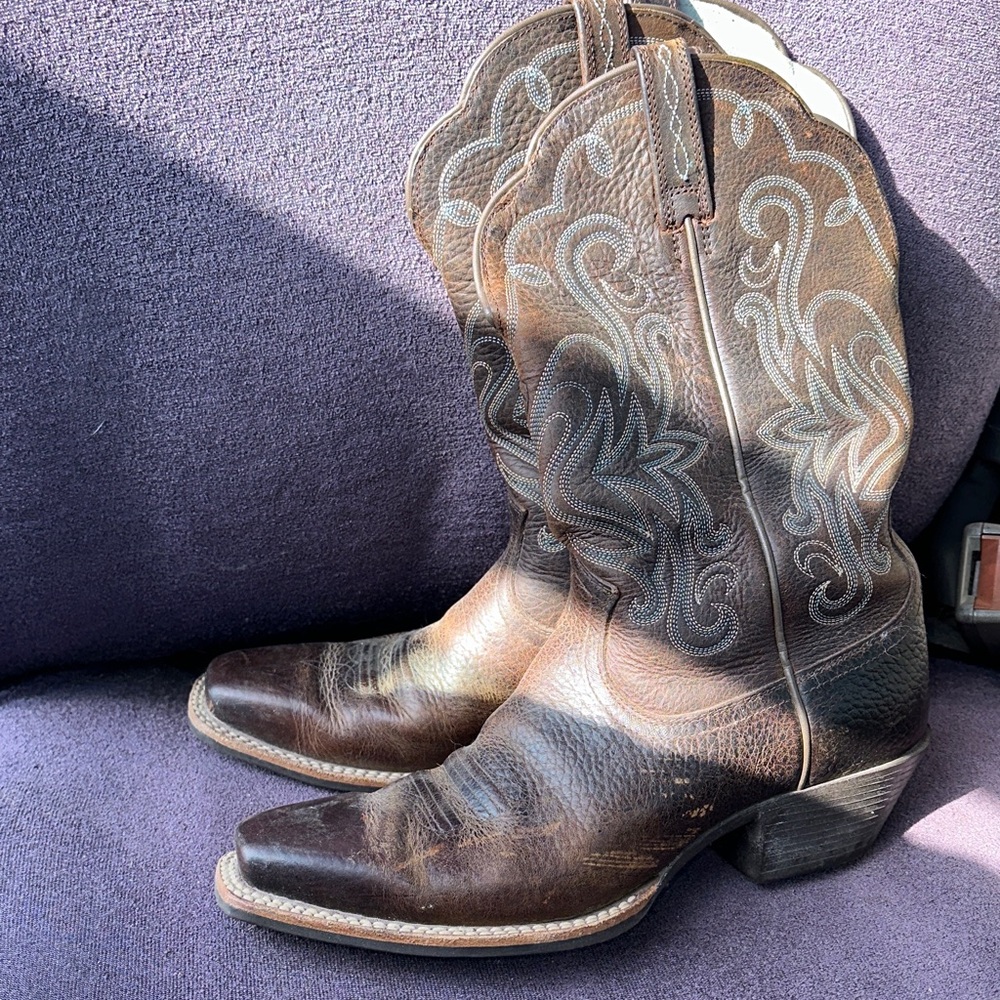 Brown Western Cowgirl Boots